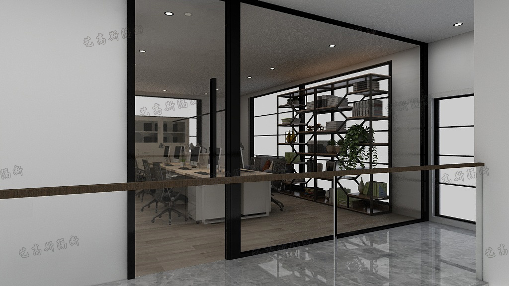 隔斷安裝效果圖 隔斷安裝效果圖